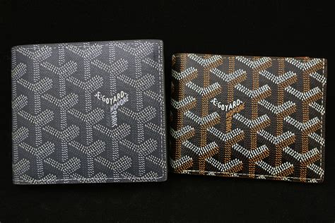 fake goyard card holder vs real|genuine goyard bag.